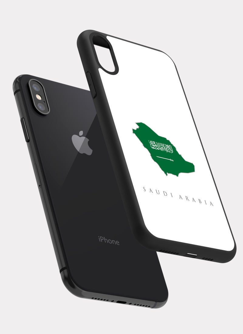 بكسلات كفر ايفون اكس السعودية العظمى ابيض - Image 2