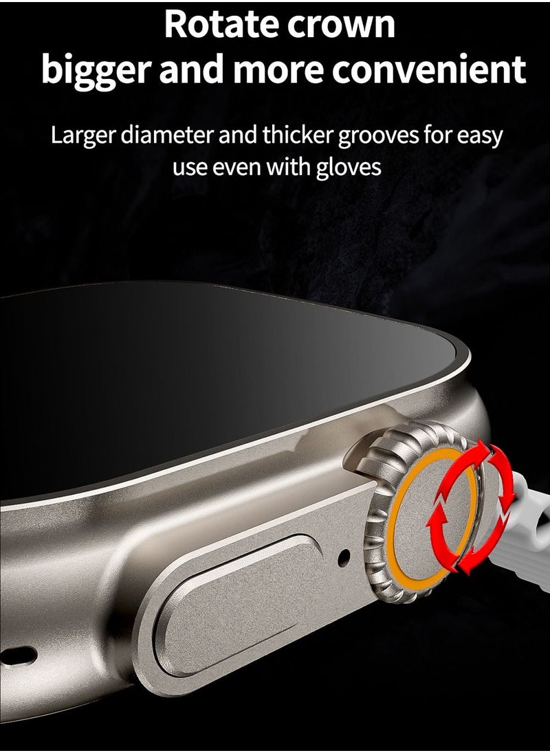 OQUERA - Watch 8 Z66 Ultra Smart Watch Unisex Series 49mm 2 Inch Amoled Bluetooth Calling Health Fitness And Sports Watch Orange - Image 1
