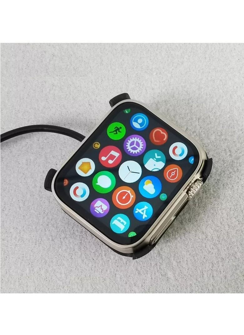 OQUERA - Watch 8 Z66 Ultra Smart Watch Unisex Series 49mm 2 Inch Amoled Bluetooth Calling Health Fitness And Sports Watch Orange - Image 1