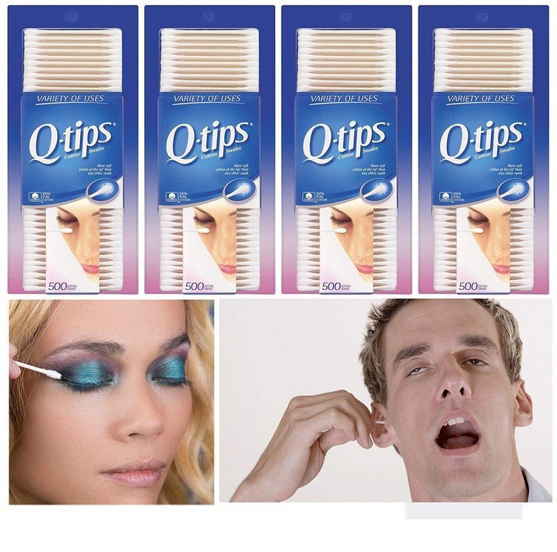 Q-tips Qtips Cotton Swabs 500 Count Pack of 1 - Image 2