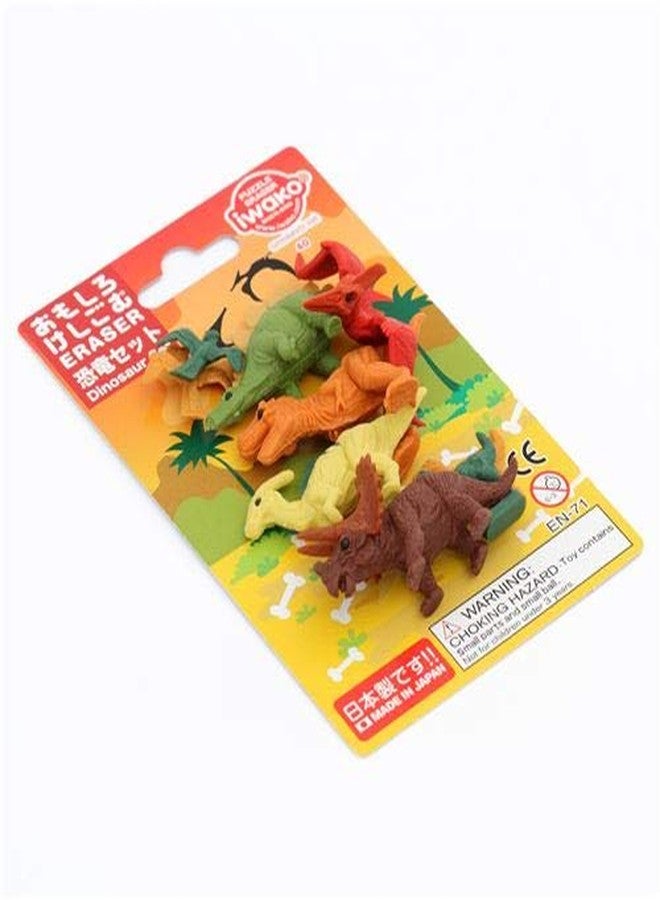 Iwako erasers Dinosaur T Rex 9 pieces set - Image 3