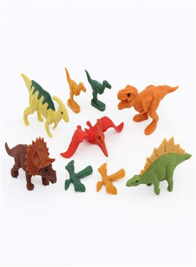 Iwako erasers Dinosaur T Rex 9 pieces set - Image 1