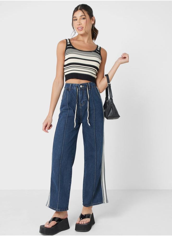 Ginger - Knitted Stripe Vest - Image 1