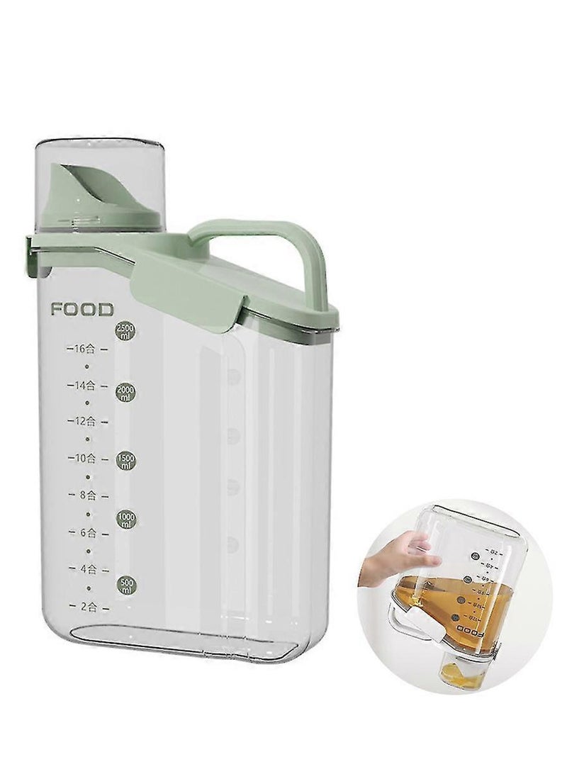 Sealed Pet Food Storage Container, Airtight Plastic Dog Food Storage Bucket With Measuring Cup And Handle Design - Image 2