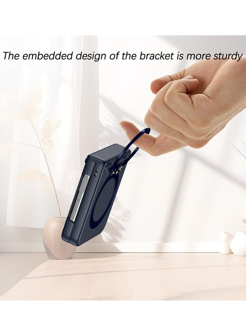 general Case for Samsung Galaxy Z Flip 6 (2024),Magnetic Anti-fall Phone Case with Ring Stand,Compatible with Wireless Charging,Ultra-thin Durable Protective Back Cover - Image 4