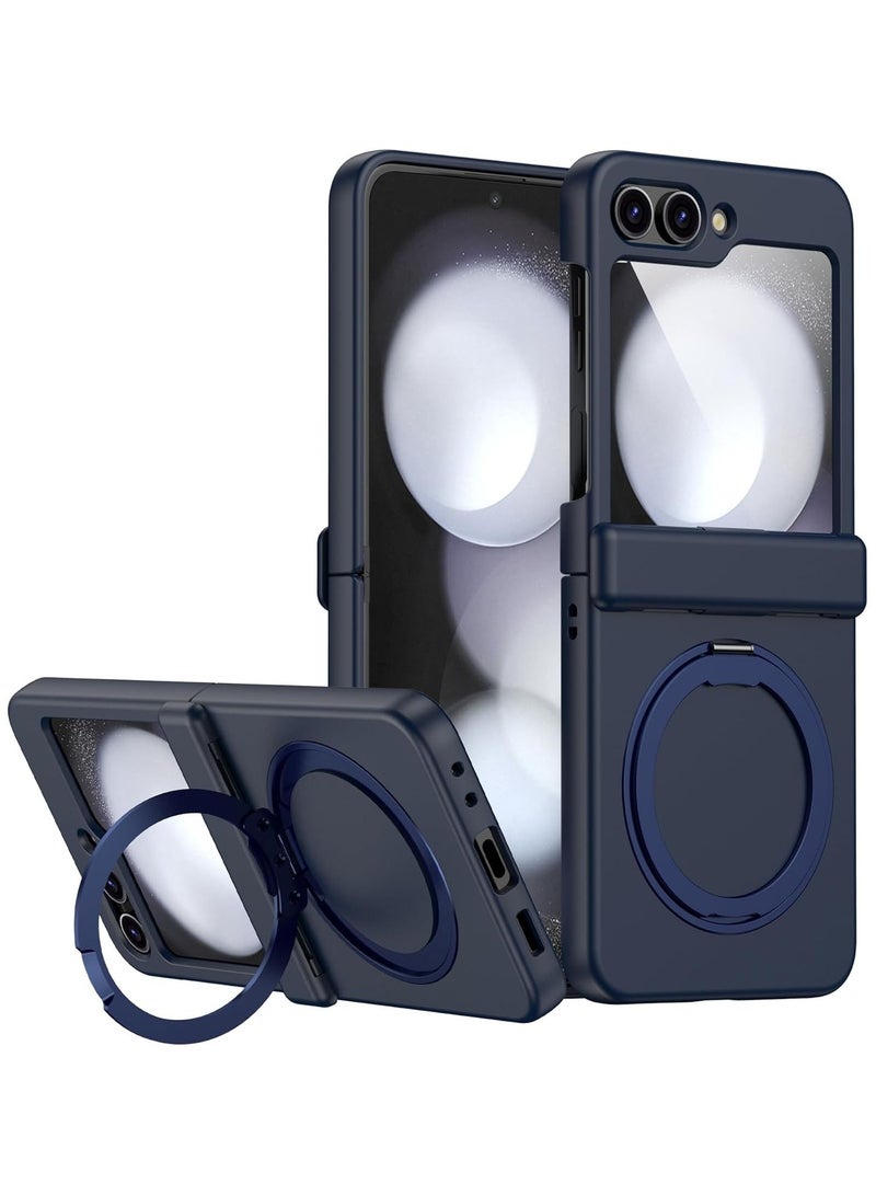 general Case for Samsung Galaxy Z Flip 6 (2024),Magnetic Anti-fall Phone Case with Ring Stand,Compatible with Wireless Charging,Ultra-thin Durable Protective Back Cover - Image 1