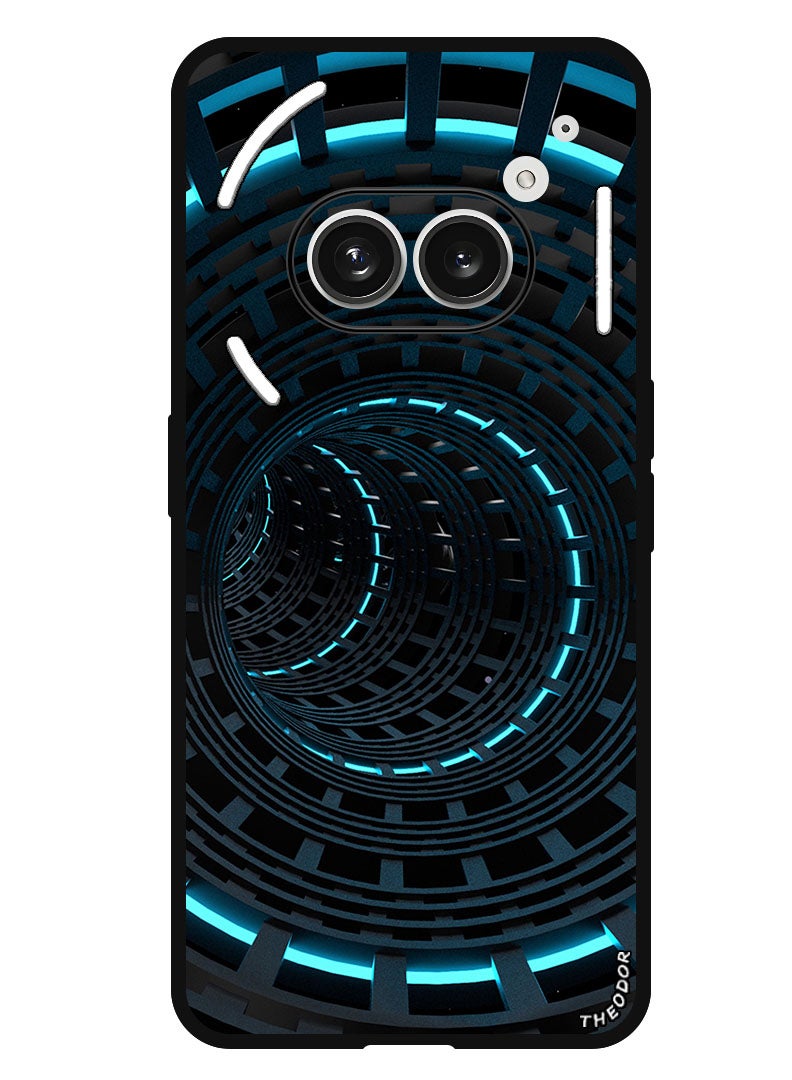 Theodor Protective Case Anti Scratch Shock Proof Bumper Cover For Nothing Phone (2A) Plus - Nothing Phone (2A) spiral_circles_immersion - Image 1