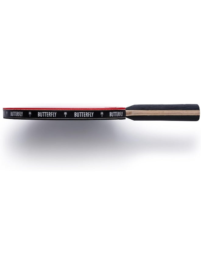 Butterfly Ovtcharov Expert Table Tennis Bat, Professional Table Tennis Bat for Advanced & Competition Players, ITTF Approved for Competitions, Extremely Grippy/Sticky Pads for Maximum Spin - Image 3