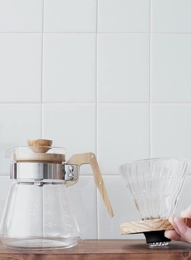 Hario V60 Coffee Server 600ml Olive Wood