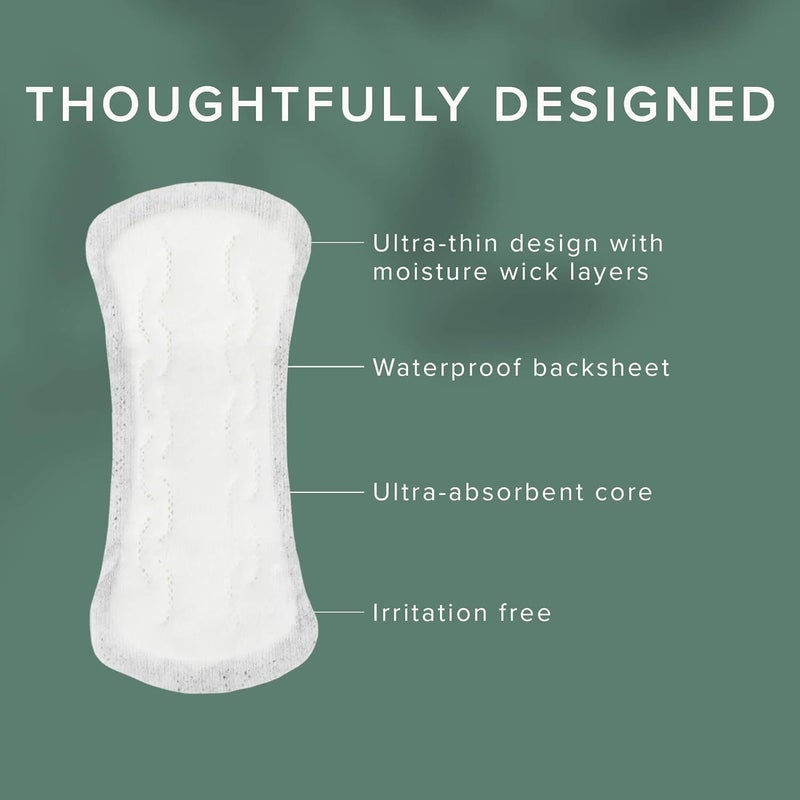 Veeda Natural Cotton Ultra Thin Panty Liners for Women - Breathable Thin Daily Liners are Always Chlorine and Toxin Free - Hypoallergenic & Comfortable Pantyliners - 120 Count - Image 2