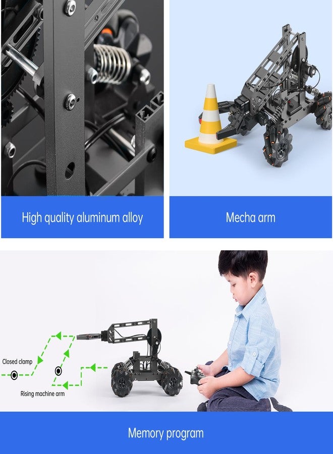 VANLINNY Robotic Arm Kit,STEM Toys Science Kits for Kids Age 8-12,Cool Engineering Building Toys,Educational Projects Set Gifts for 8 9 10 11 12 13 14 Years Old Boys Girls Teens,Birthday Xmas Gifts for Teens - Image 3