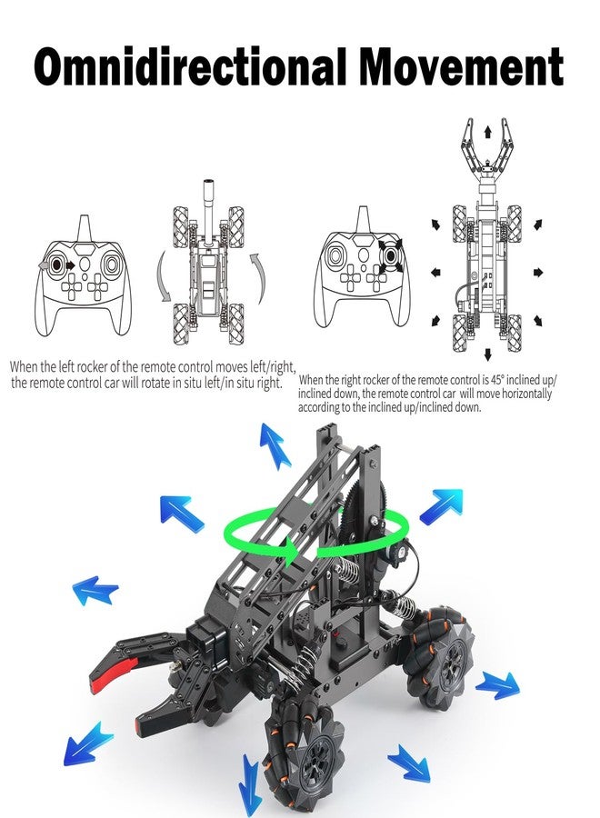VANLINNY Robotic Arm Kit,STEM Toys Science Kits for Kids Age 8-12,Cool Engineering Building Toys,Educational Projects Set Gifts for 8 9 10 11 12 13 14 Years Old Boys Girls Teens,Birthday Xmas Gifts for Teens - Image 5