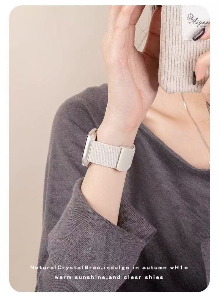 Watch Band Compatible for Apple Watch Series Band 38mm 40mm 41mm 42mm women, Genuine Leather Double Tour Designed Slim Replacement Strap for iWatch Series10 9 8 7 6 SE - Image 3