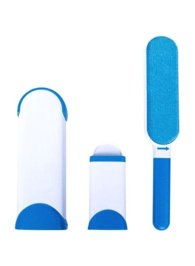 NIBEMINENT Pet Hair Removal Brush White/Blue - Image 1