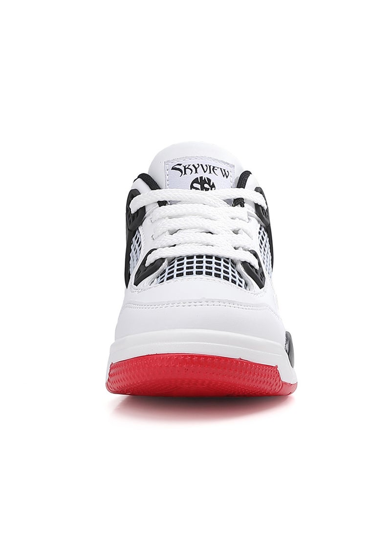 Sky View Kid Shoes Boys Girls Sneakers Lace Up Skate Shoes Durable Walking Casual Shoes - Image 3