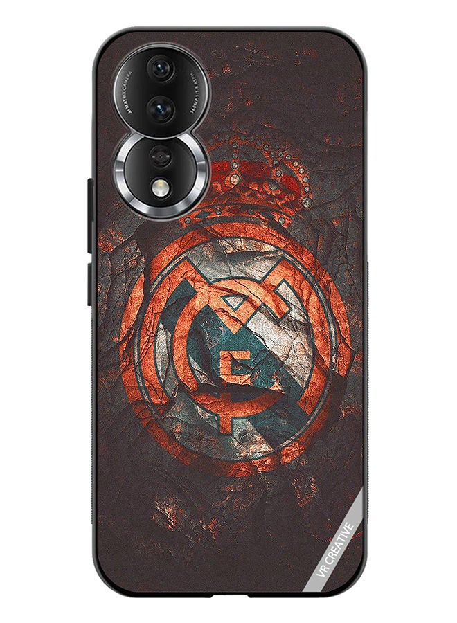 VR CREATIVE Protective Case Cover For Honor 80 Real Madrid Cake Design Multicolour - Image 1