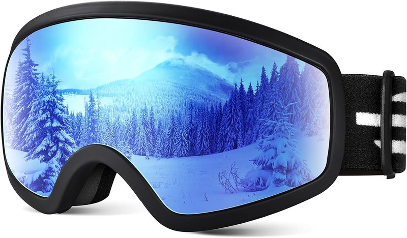 LOEO Kids Ski Goggle, Snow Ski Goggles for Kids Youth Teens Boys and Girls from 5-14 - Image 1