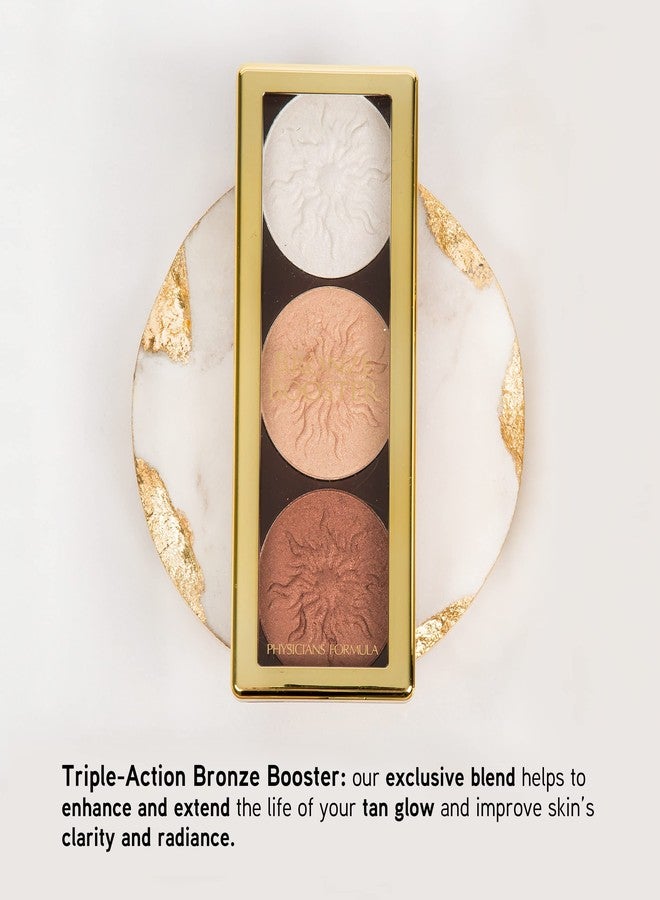 Physicians Formula Bronze Booster Highlight & Contour Palette with Brush, Blendable & Buildable Finish - Shimmer Glow - Image 5