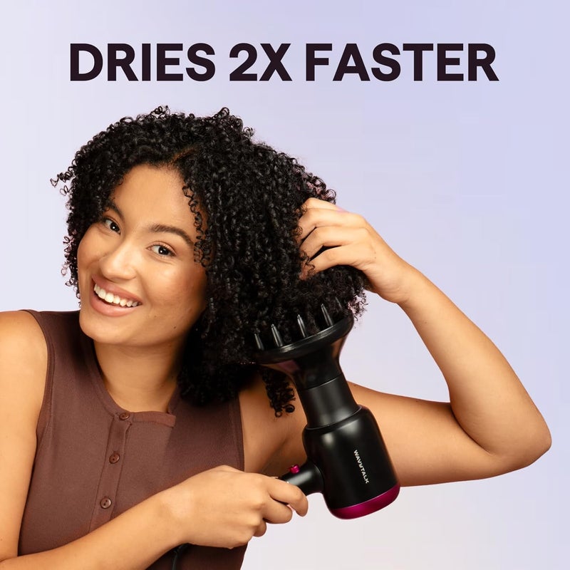Wavytalk Ionic Hair Dryer Blow Dryer with Diffuser & Comb - Image 2