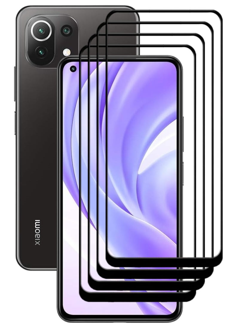 ACLIX 4 Pieces Antistatic ESD Dustproof Premium Quality High Definition Tempered Glass Screen Protector Designed For Xiaomi Mi 11 Lite - Image 1