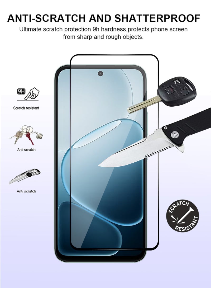 OPPO A6x Screen Protector - Premium Full Screen Tempered Glass For OPPO A6x , High Transparency, Delicate Touch, Anti-Explosion, Smooth Arc Edges, Easy Installation - Image 2