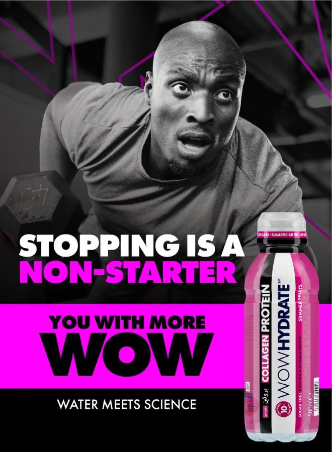 WOW Hydrate Protein Water Summer Fruits 500ml - Image 4