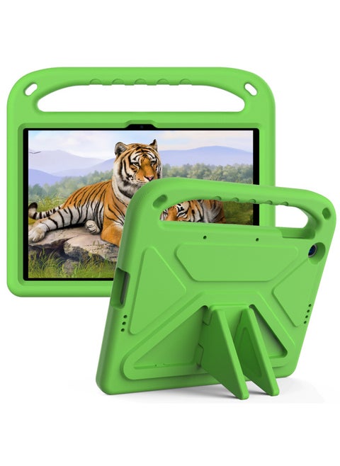 Suitable For Honor Pad X8/For Huawei Enjoy Tablet 2 Glory 7X6 Tablet Anti-fall Protective Cover EVA Bracket Shell-Color:Green-Applicable Model:For Huawei MatePad T 10
