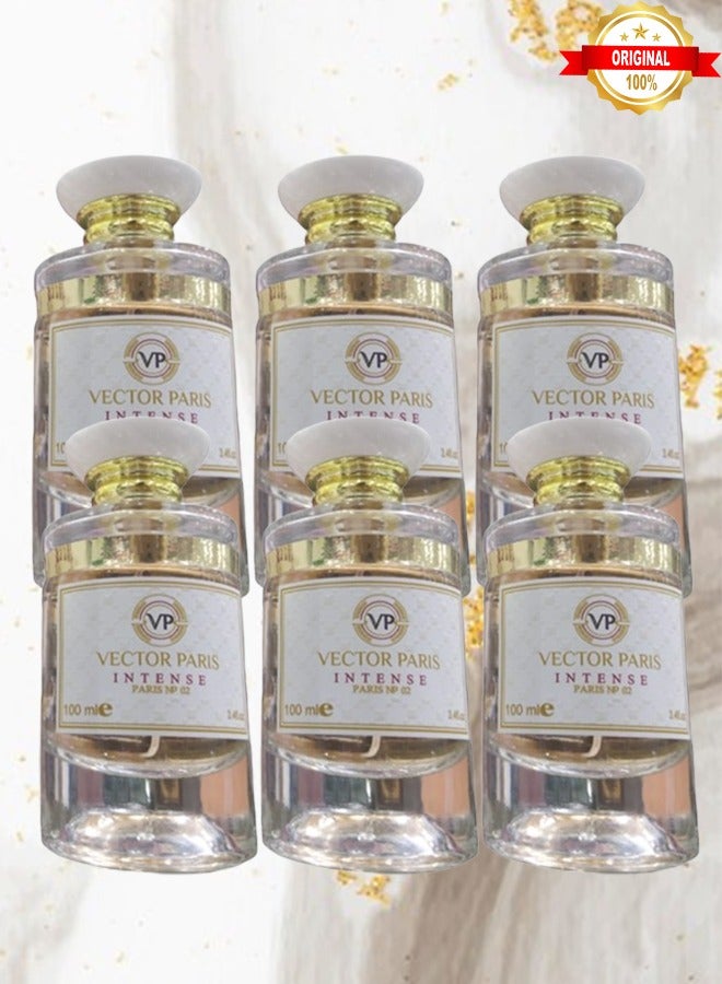 Paris 6 Pieces Vector Paris Intense Perfume Number 02 100ml EDP - Image 1