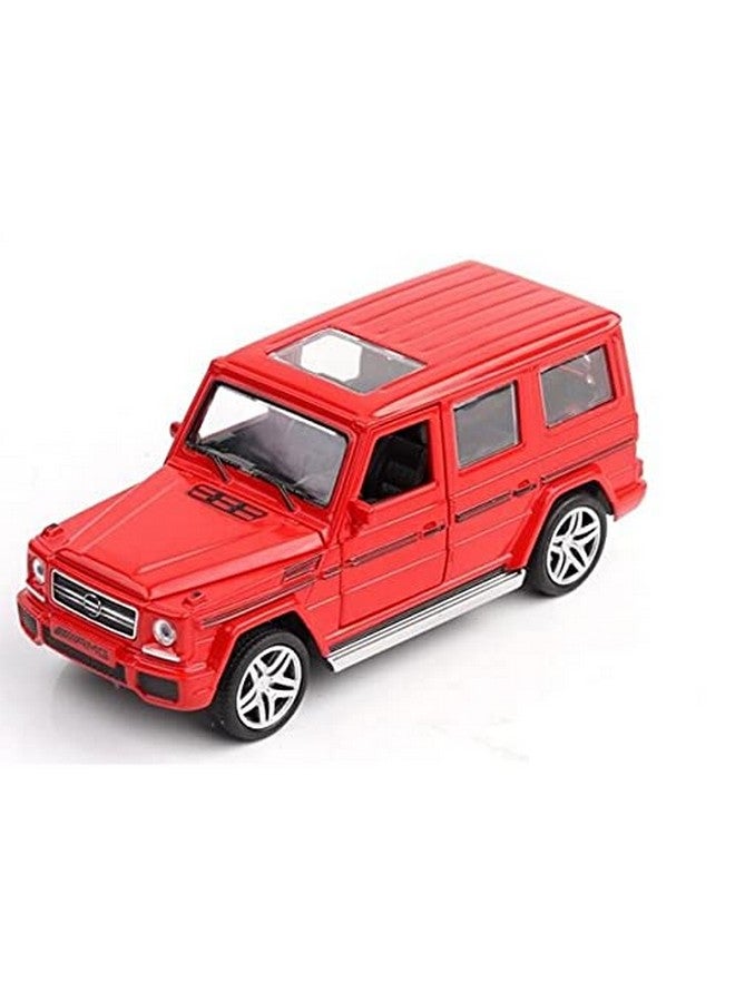 TMG 1:32 Die-Cast Metal MERC-Benz AMG G65 4 Wheel Drive Metal Car Pull Back with 4 Openable Doors & Light, Music Best Toy Gift for Kids-Red - Image 2