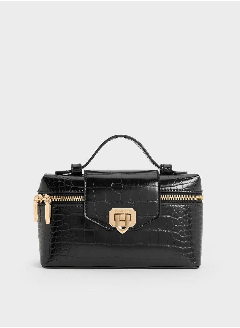 Charles & Keith Arwen Top Handle Vanity Bag  - Image 1