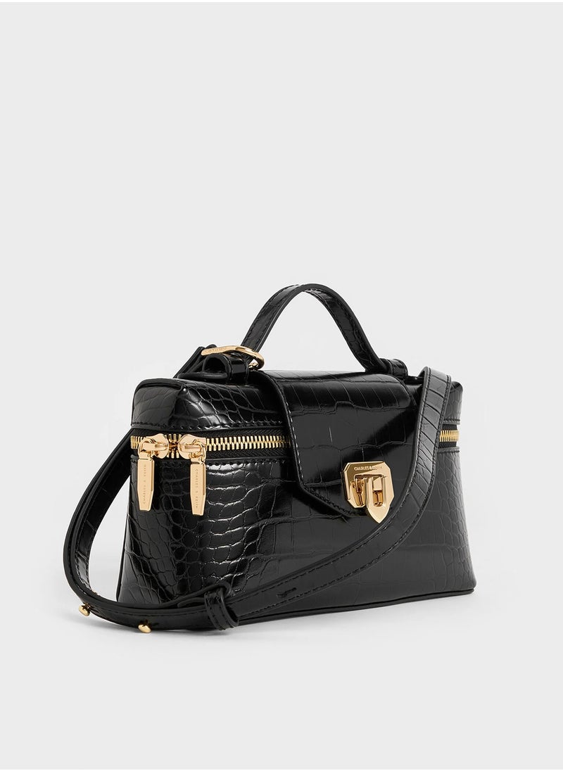 Charles & Keith Arwen Top Handle Vanity Bag  - Image 3