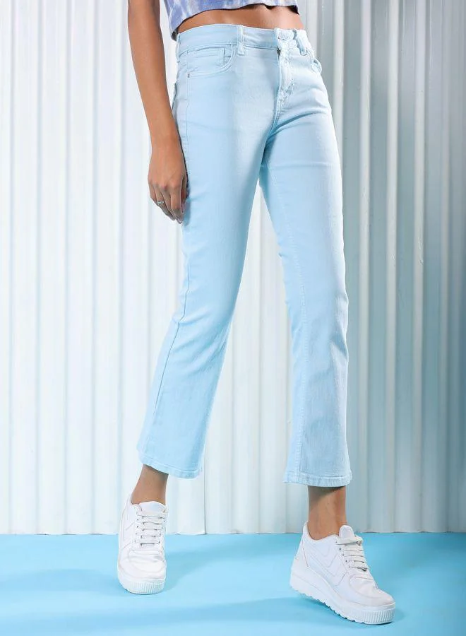 Freehand  Women Bootcut Overdyed Mid-Rise Jeans for Women | Best Price UAE