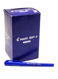 PILOT 50-Piece Ballpoint Pen Fine Tip Blue Ink  - Image 1