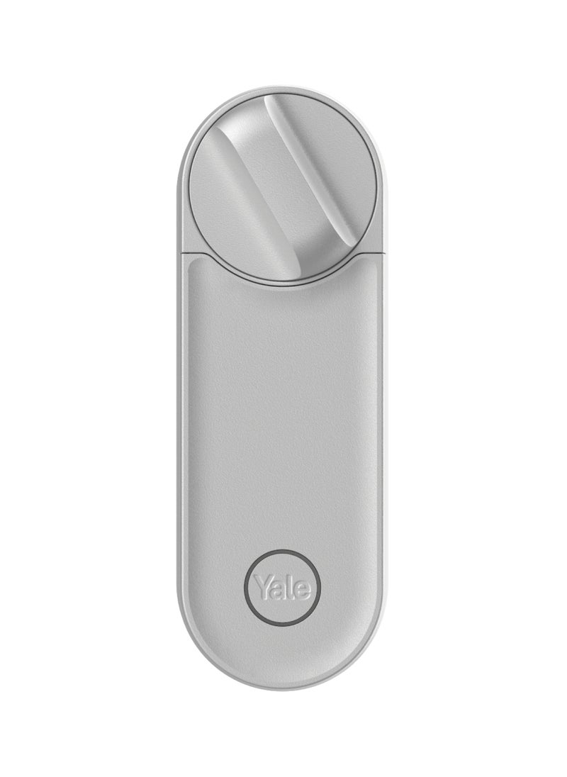 Yale Smart Door Lock Linus L2, Silver - Keyless Entry, Easy Installation, Built-in WiFi & Bluetooth, Remote Access, Virtual Keys, Retrofit Over Euro Profile Cylinder, Instant Alerts  - Image 1