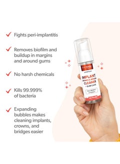 EverSmile Eversmile OmniFoam Dental Cleaner - Cleaning Foam for Implants, Crowns, and Bridges - Pack of 1, 50ml Bottle  - Image 3
