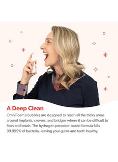 EverSmile Eversmile OmniFoam Dental Cleaner - Cleaning Foam for Implants, Crowns, and Bridges - Pack of 1, 50ml Bottle  - Image 4