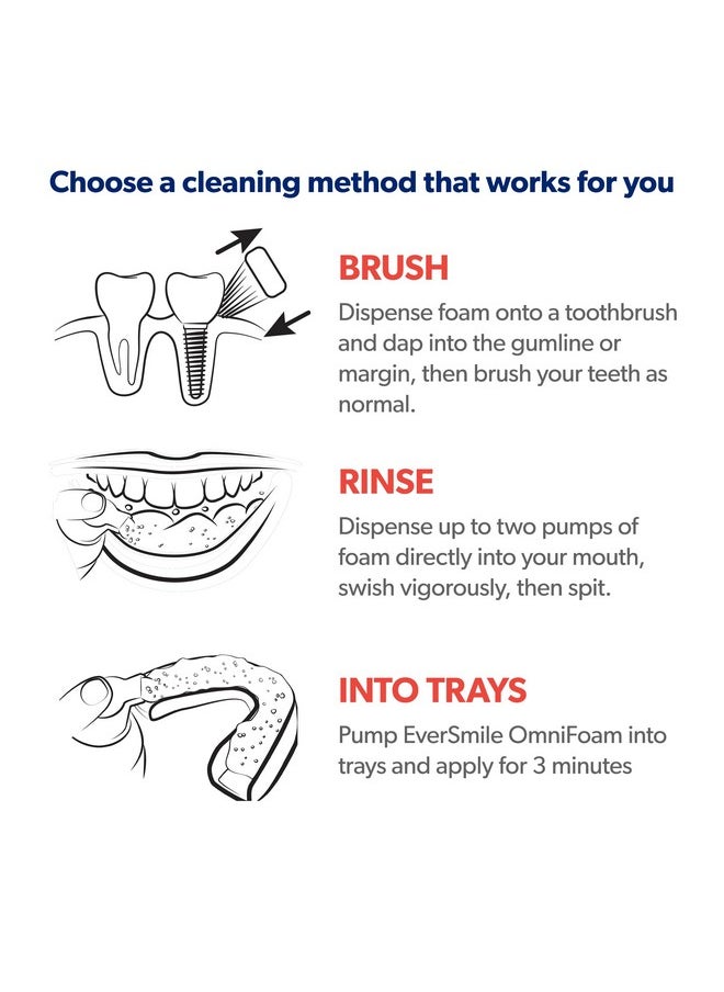 EverSmile Eversmile OmniFoam Dental Cleaner - Cleaning Foam for Implants, Crowns, and Bridges - Pack of 1, 50ml Bottle  - Image 5