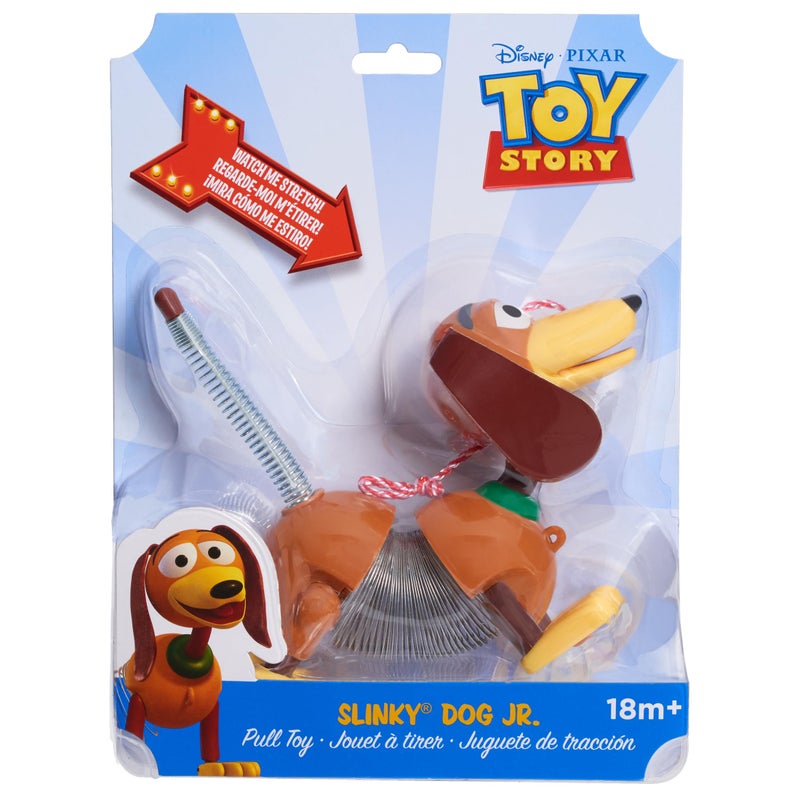 Slinky Disney and Pixar Toy Story Slinky Dog Jr Pull Toy, Toys for 3 Year Old Girls and Boys, Kids Toys for Ages 18 Month by Just Play - Image 5