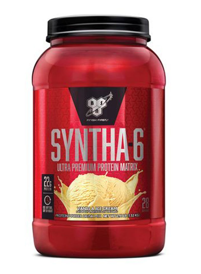 BSN Syntha 6 Ultra Premium Protein Matrix Vanilla Ice Cream, 2.91 Lbs