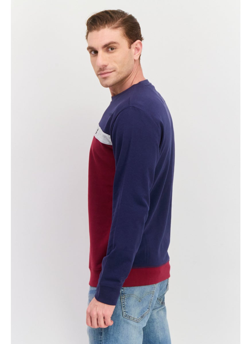 Men Crew Neck Embroidered Logo Long Sleeves Sweatshirt, Navy Blue - pzsku/Z08150EC362A1D491A569Z/45/_/1738161388/6b3b6d21-2cbc-4e14-a66d-81c9a9ea6ea4