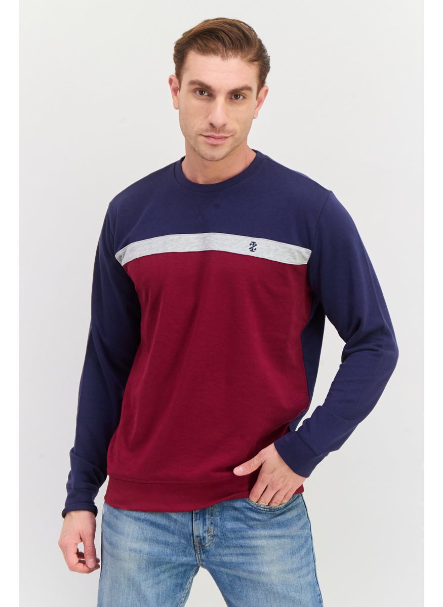 Men Crew Neck Embroidered Logo Long Sleeves Sweatshirt, Navy Blue - pzsku/Z08150EC362A1D491A569Z/45/_/1738161392/4695ea74-0d49-4da0-8bb5-6c4fe1e901a3