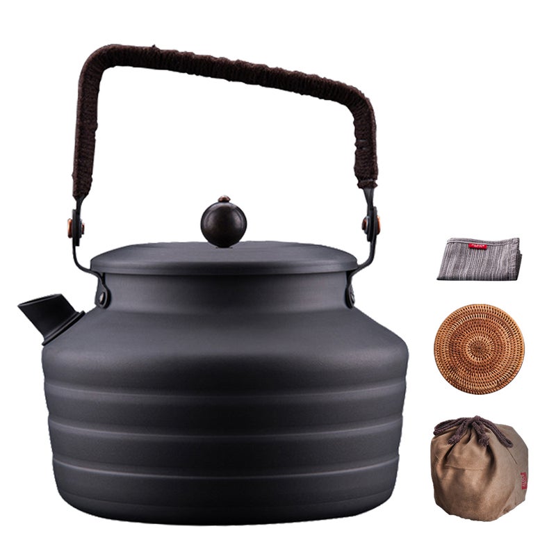 1.3L Camping Water Kettle Portable Camping Tea Kettle for Outdoor Hiking Picnic - Image 3