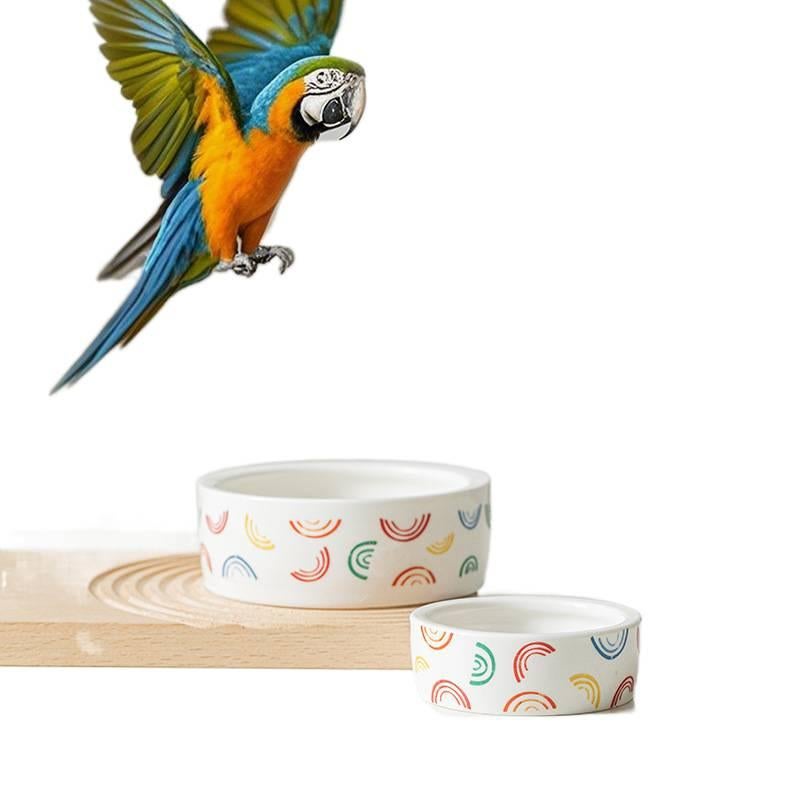 Simple Clean Design Food and Water Pet Bowl with Anti Tip Base Indoor Feeding Home Feeding Accessory Floor Mat Use Daily Feeding for Cats - Image 2