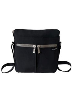 Baggallini Comrade Crossbody Cross Body Black With Sand Lining One Size  - Image 1