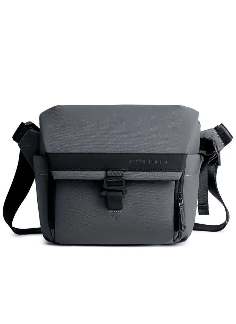 ARCTIC HUNTER Unisex Camera Bag Water Resistant Compact Camera Shoulder Bag with Tripod Holder for DSLR/SLR/Mirrorless Cameras K00576 Grey