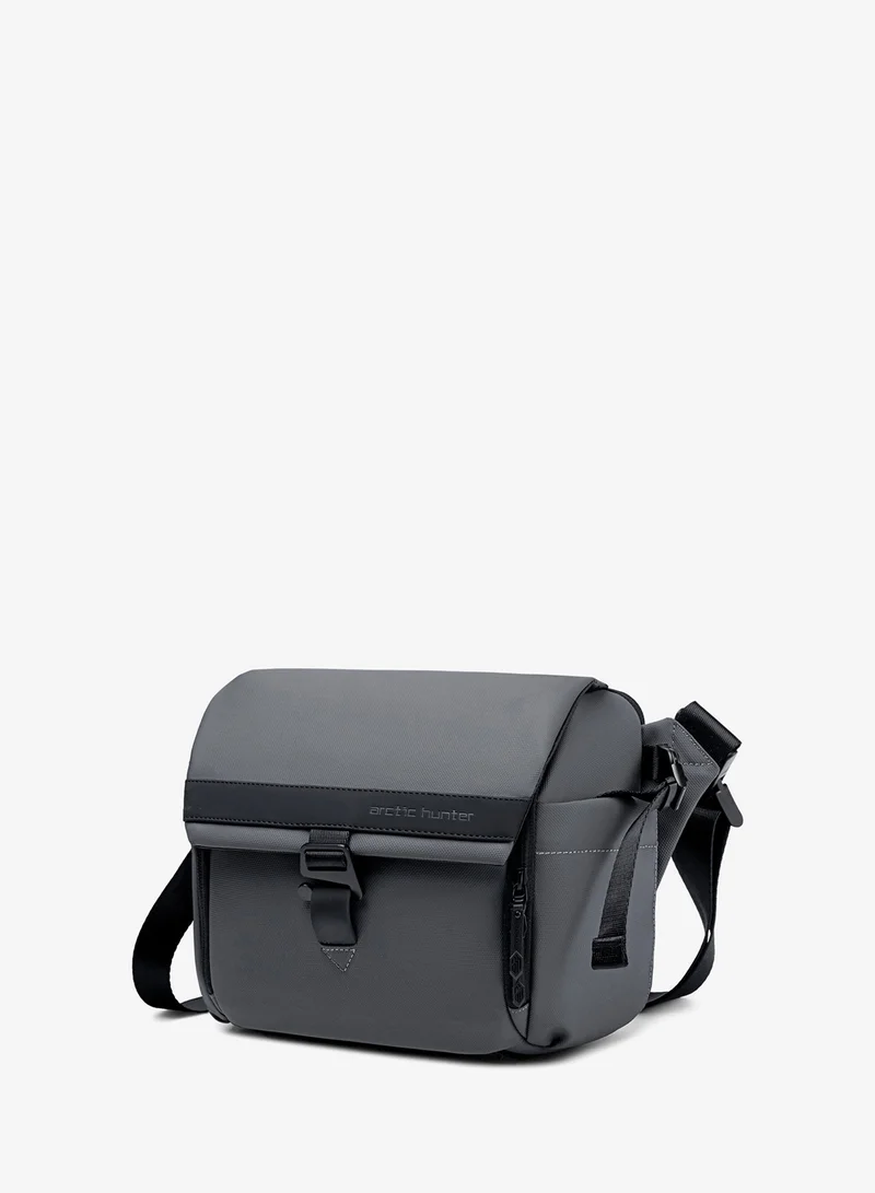 ARCTIC HUNTER Unisex Camera Bag Water Resistant Compact Camera Shoulder Bag with Tripod Holder for DSLR/SLR/Mirrorless Cameras K00576 Grey