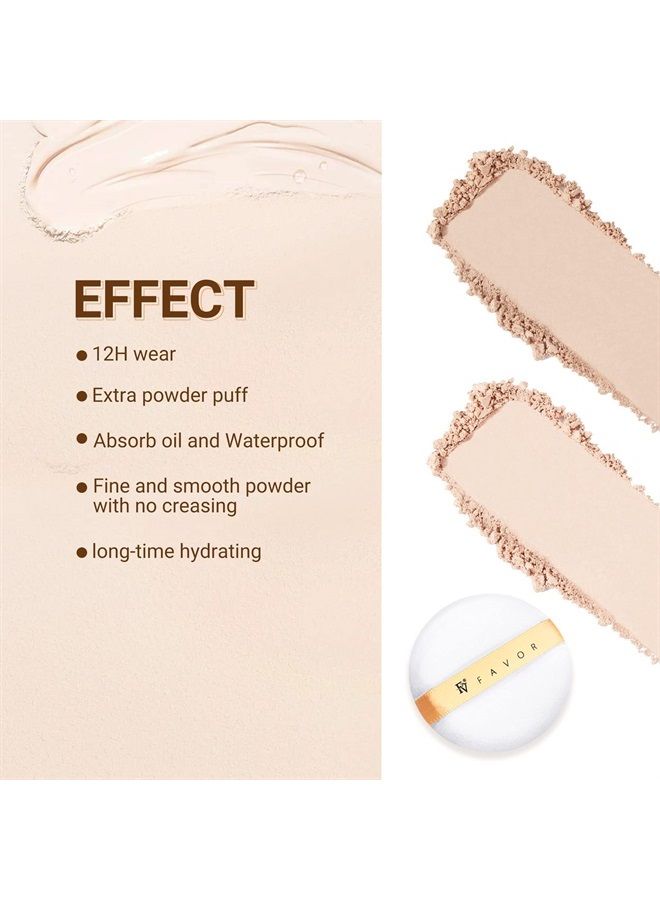 FV Setting Powder for Minimizes Pores and Fine Lines, Lightweight & Long Lasting Face Loose Powder for Light, Medium & Tan Skin Tones with Matte Finish Baking Powder 0.35oz (10g) - Image 2