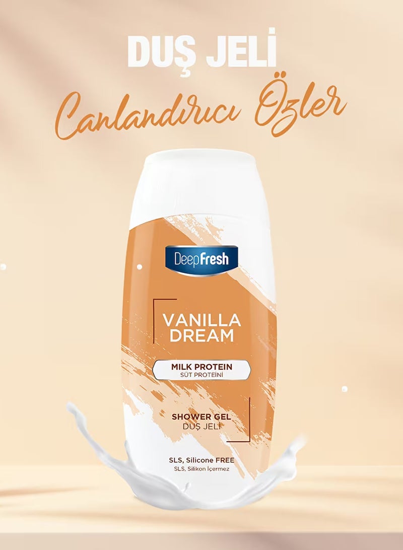 Deep Fresh Two Pieces of Shower Gel Milk Protein 400ml - Image 2