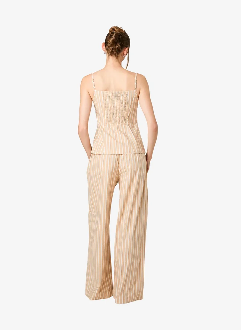French Connection  Women's Sandlot Stripe Aspen Linen Tailored Top for Women | Best Price UAE