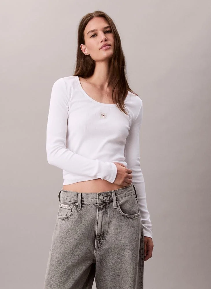 Calvin Klein Jeans Graphic Crew Neck T-Shirt